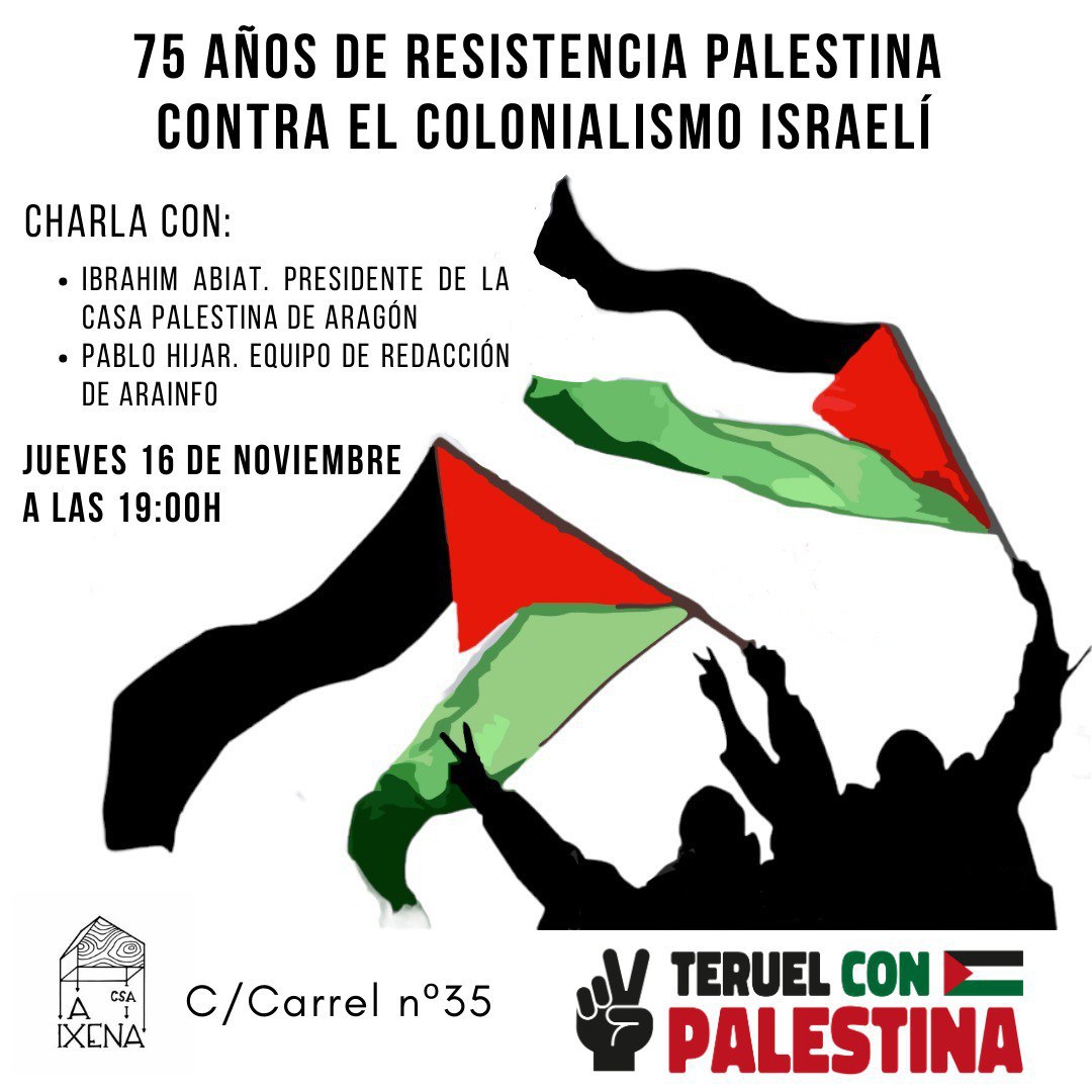 75 años de resistencia palestina contra el colonialismo israelí