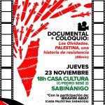Documental+coloquio 'Los olvidados. Palestina, una historia de resistencia