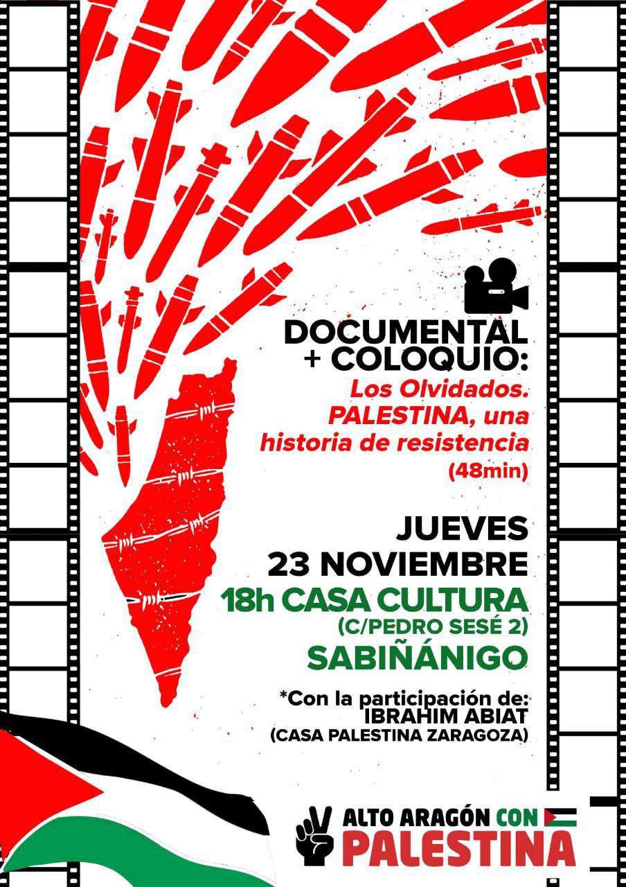 Documental+coloquio 'Los olvidados. Palestina, una historia de resistencia