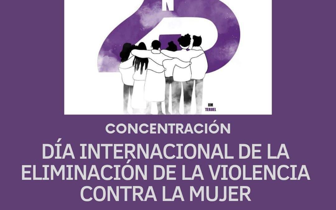 Concentración: 25N en Teruel