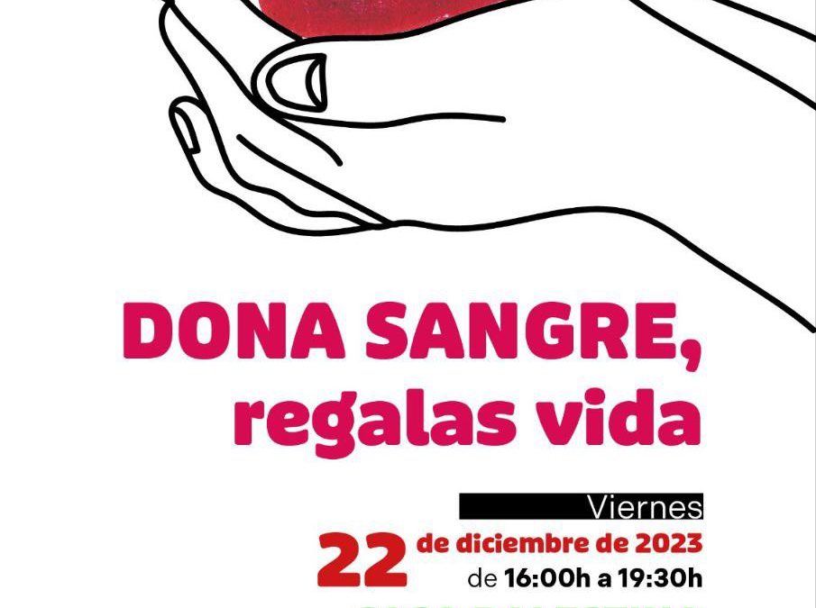 Dona sangre, regala vida