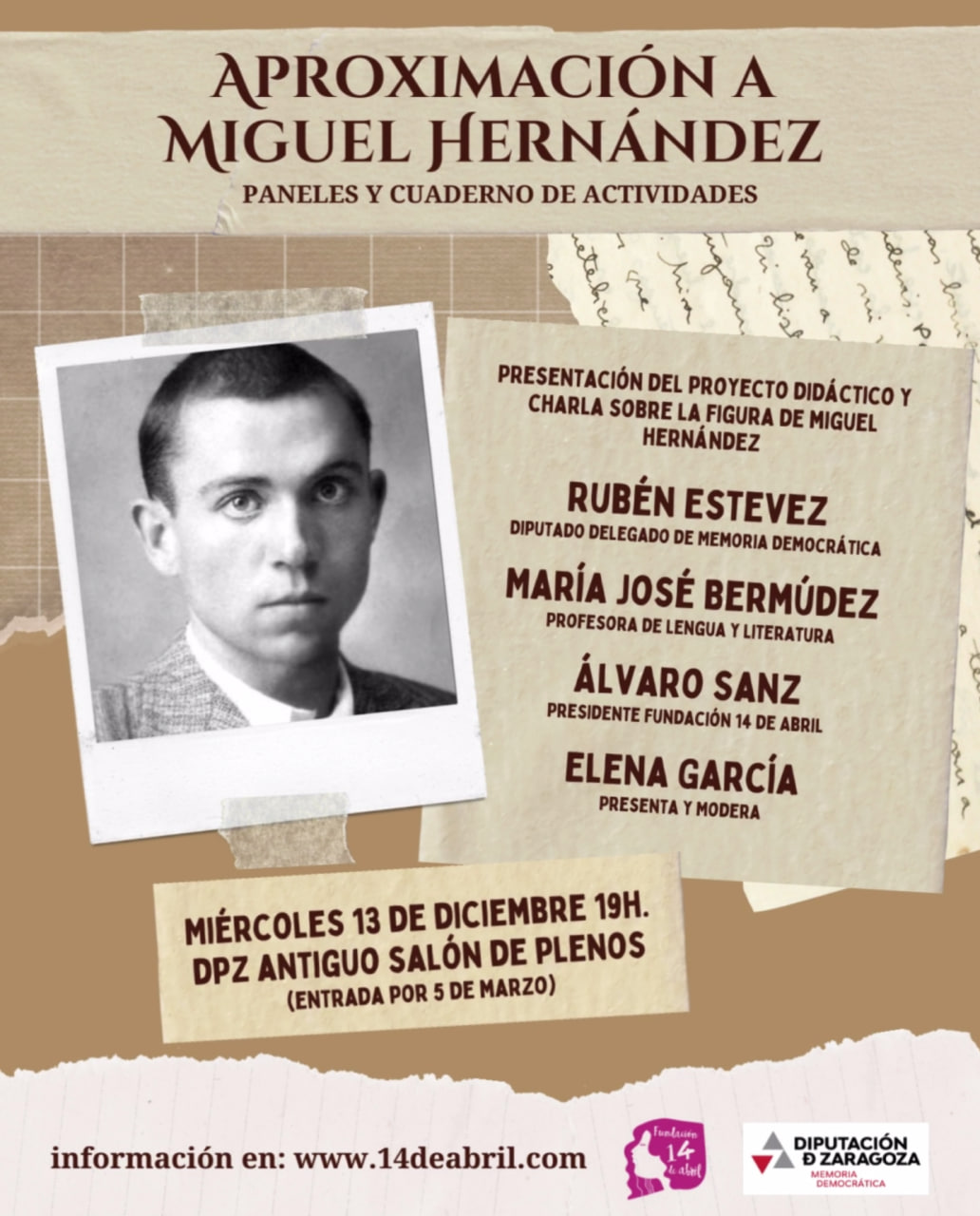 Presentación material didáctico sobre Miguel Hernández