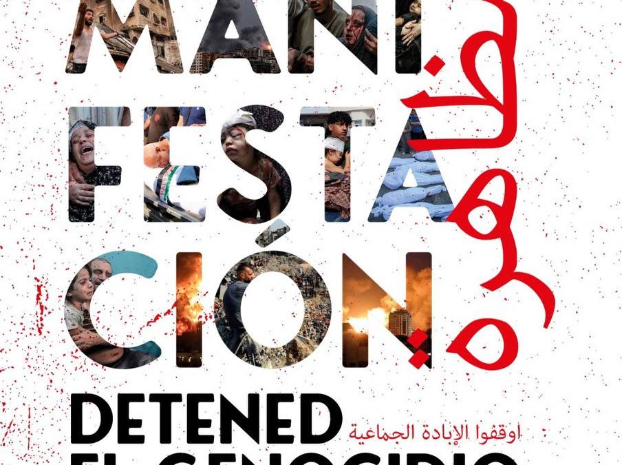 Manifestación: Detened el genocidio en Palestina