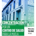 Concentración por un centro de salud para La Muela