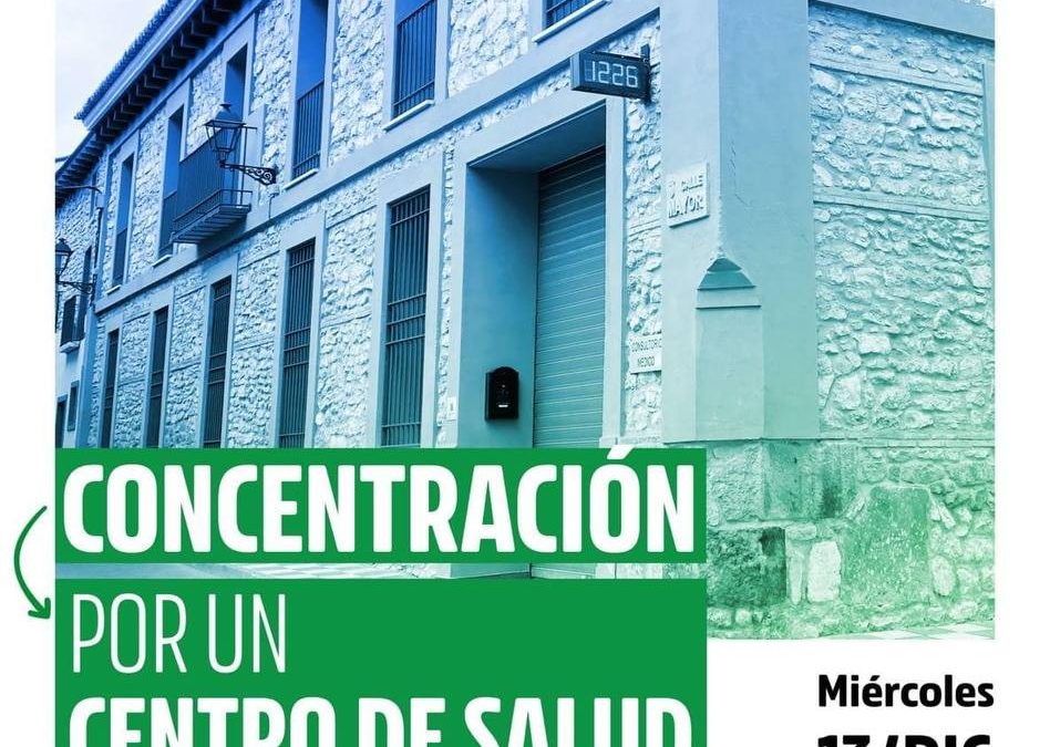 Concentración por un centro de salud para La Muela