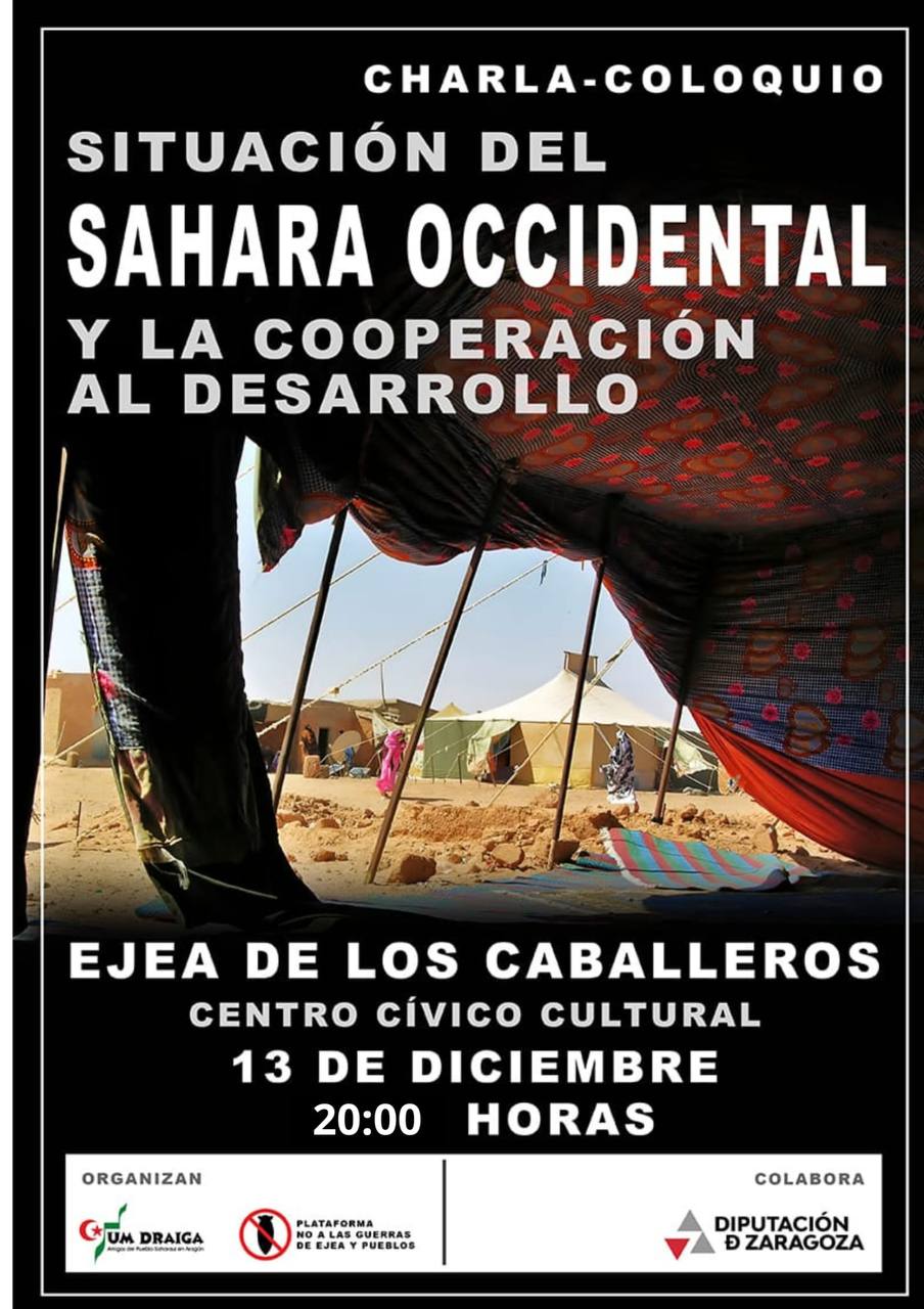 Charla-coloquio 'Situación del Sahara Occidental y la cooperación al desarrollo"