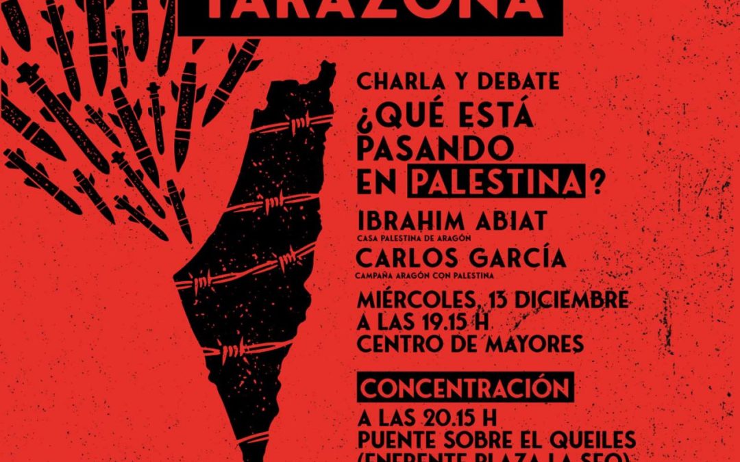 Charla-debate ¿Qué está pasando en Palestina? y concentración