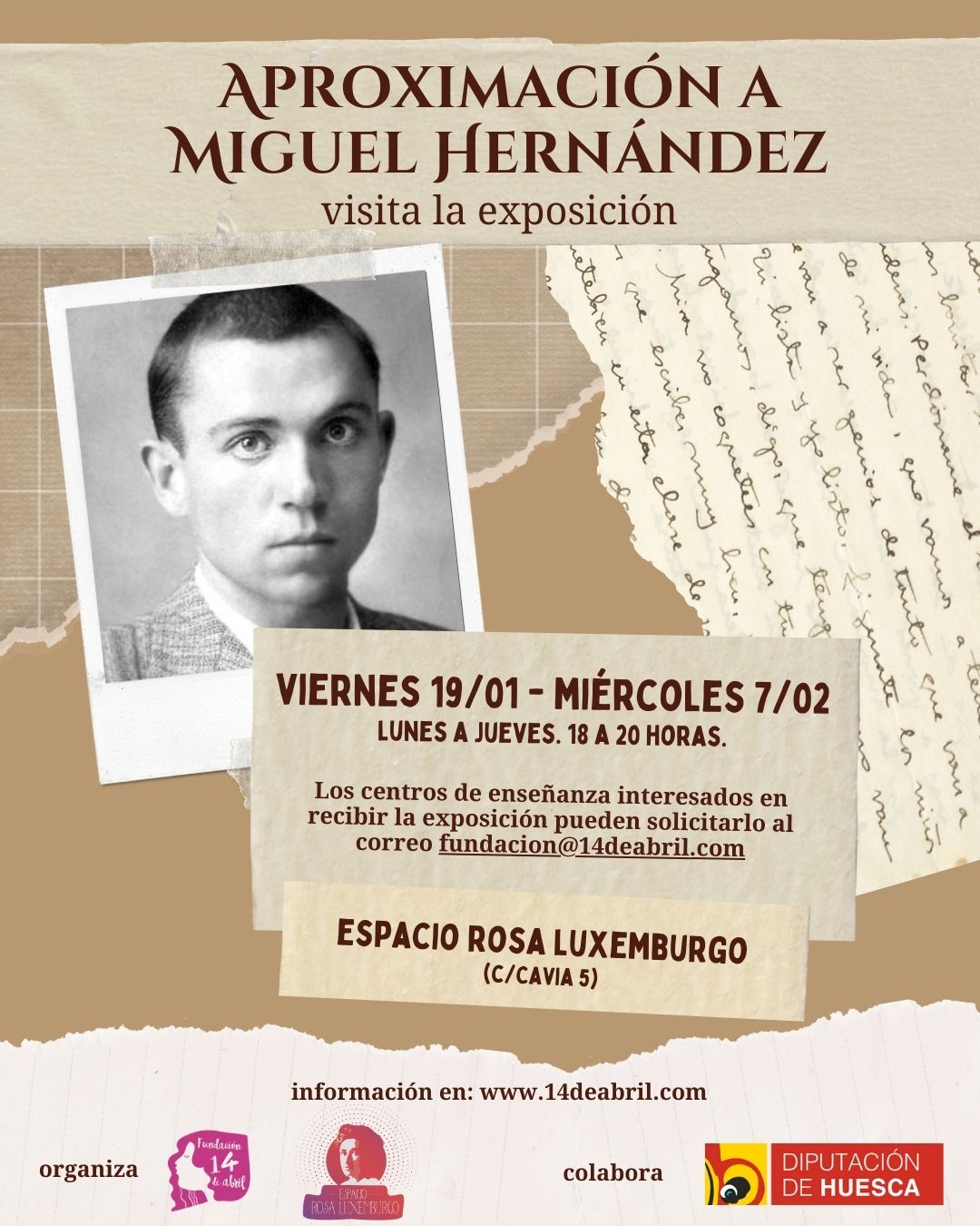 Exposición "Aproximación a Miguel Hernández"