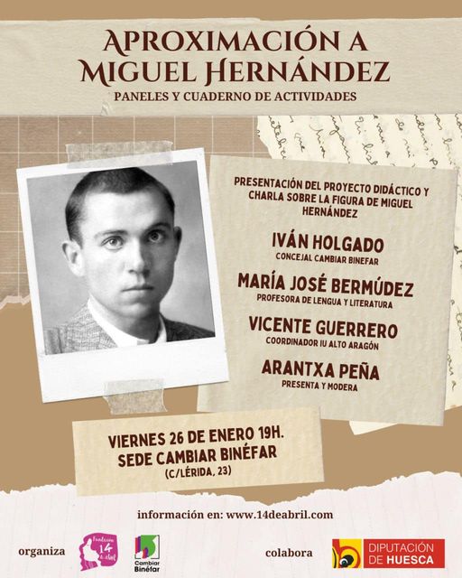 Presentación y charla sobre Miguel Hernández