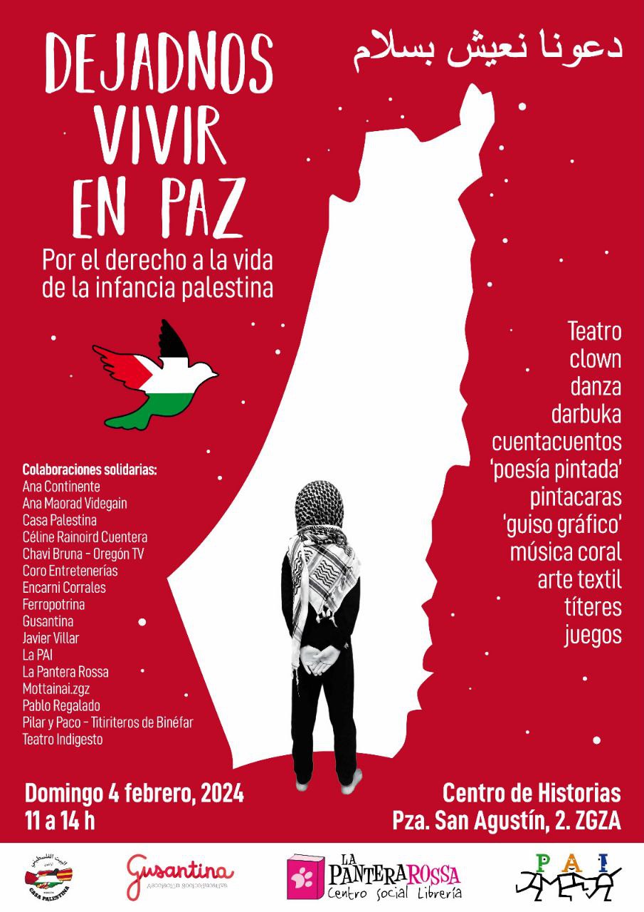 Encuentro cultural y solidario 'Dejadnos vivir en paz'