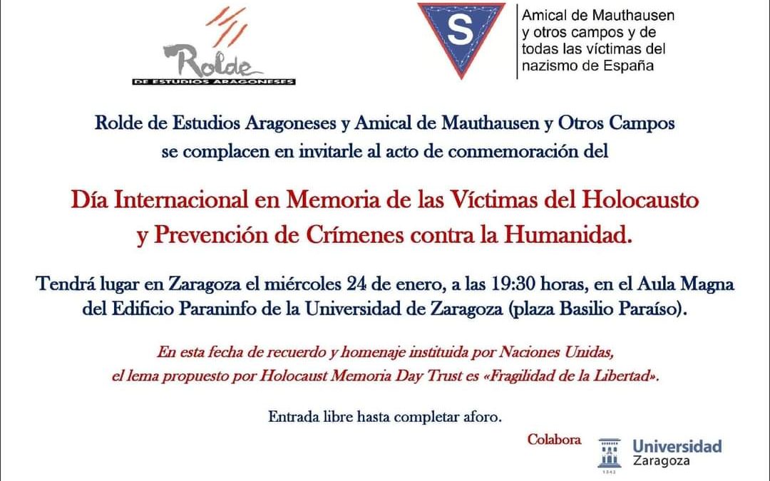 Día Internacional en Memoria de las Víctimas del Holocausto