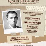 Presentación proyecto didáctico y charla sobre Miguel Hernández