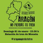 176 Concentración "Aragón no pierdas tu tren"