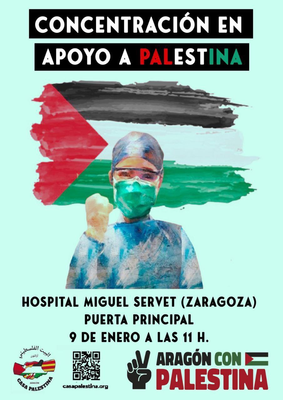 Concentración en apoyo a Palestina