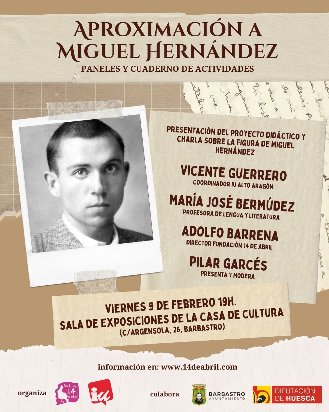 Presentación proyecto didáctico "Miguel Hernández"