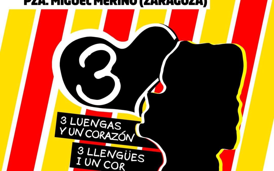 Concentración por el derecho a existir de la cultura aragonesa