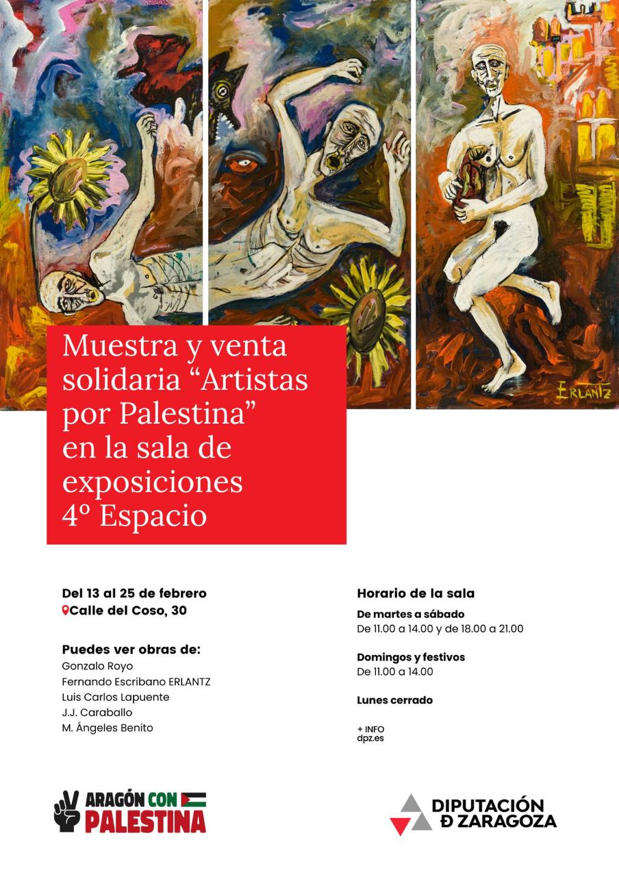 Muestra y venta solidaria "Artistas por Palestina"