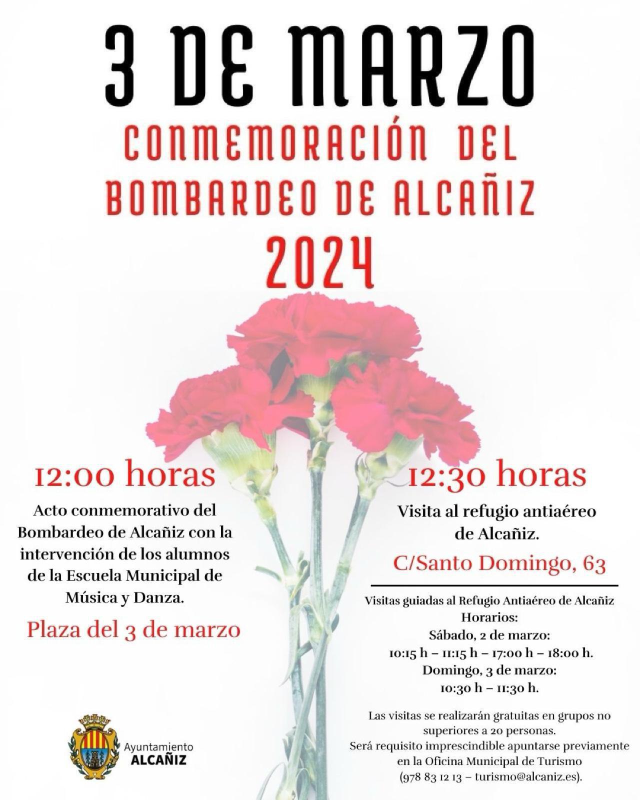 Acto conmemorativo del Bombardeo de Alcañiz