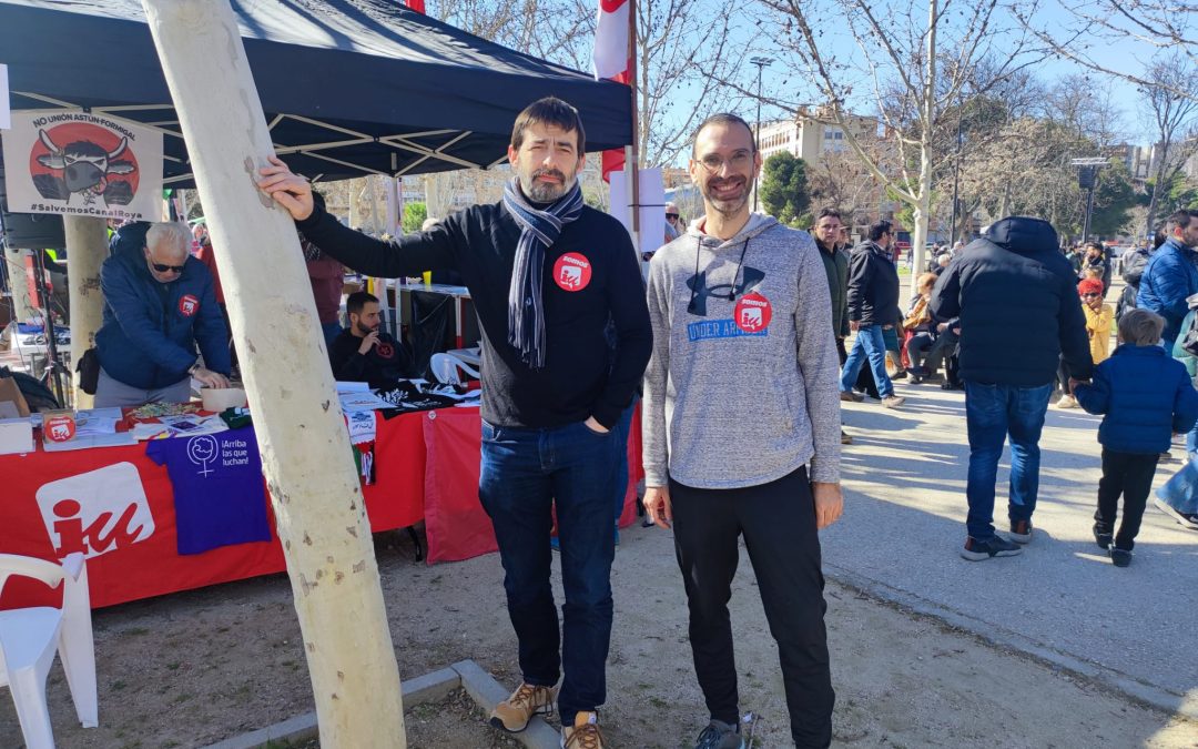 Izquierda Unida reivindica la declaración de Zaragoza como zona tensionada en la Cincomarzada