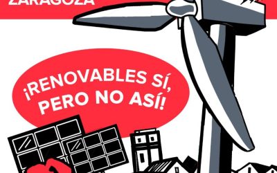 Izquierda Unida Aragón llama a la defensa del territorio y anima a participar en la manifestación #RenovablesSíPeroNoAsí