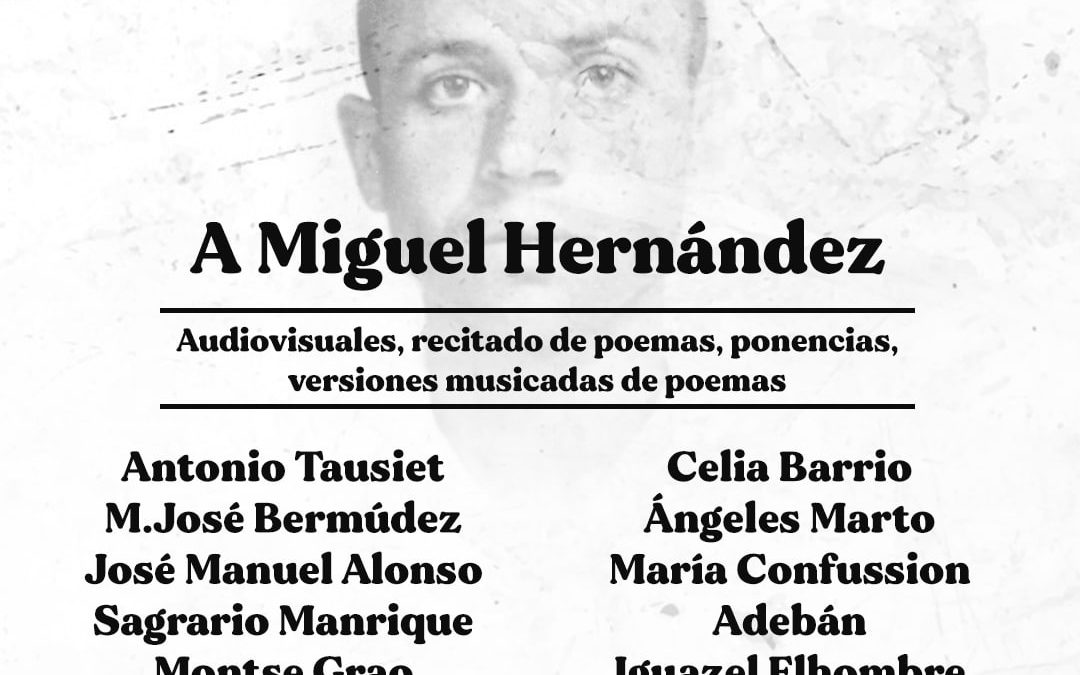 Izquierda Unida y la Fundación 14 de abril homenajean a Miguel Hernández y critican la derogación de la Ley de Memoria Democrática de Aragón
