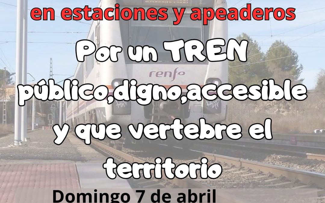 37 Concentración #NoPierdasTuTren