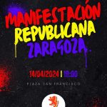 Manifestación Republicana, Zaragoza
