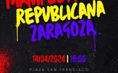 Izquierda Unida Aragón anima a la participación en las manifestaciones y actividades por el día de la República