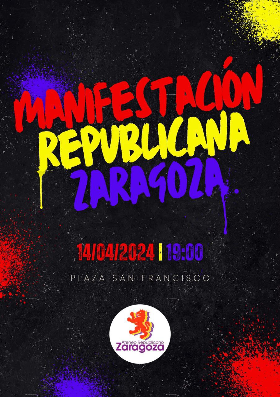 Manifestación Republicana, Zaragoza