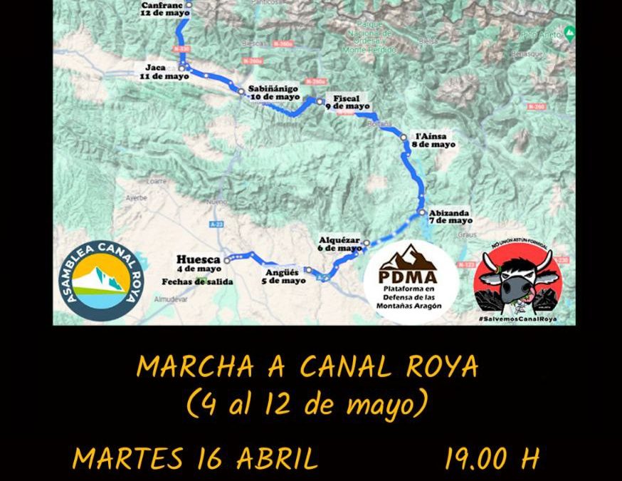 Acto informativo: Marcha a Canal Roya