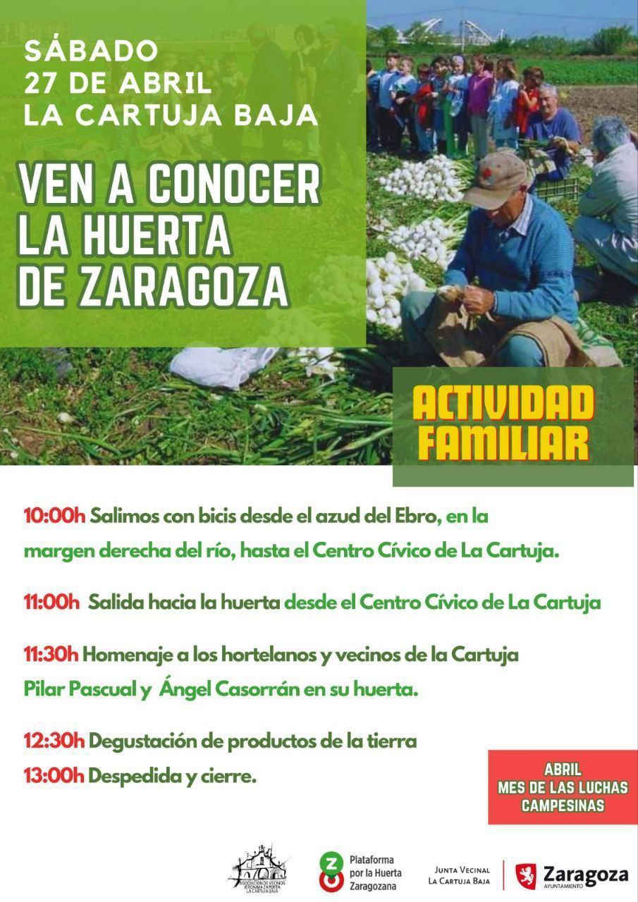 Ven a conocer la Huerta de Zaragoza