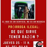 Concentración el bus es un servicio