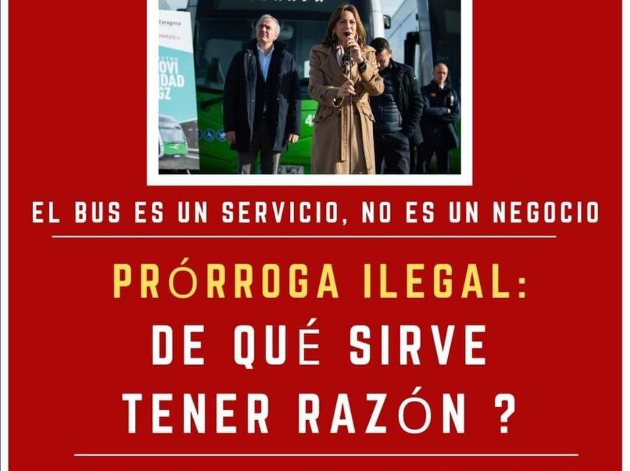 Concentración el bus es un servicio