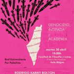 Genocidio, intifada y academia