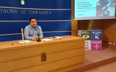 La Diputación de Zaragoza llevará a cabo, desde el área de Memoria Democrática, exhumaciones y análisis genéticos de víctimas de la Guerra Civil