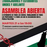 Asamblea abierta de la Acampada Palestina