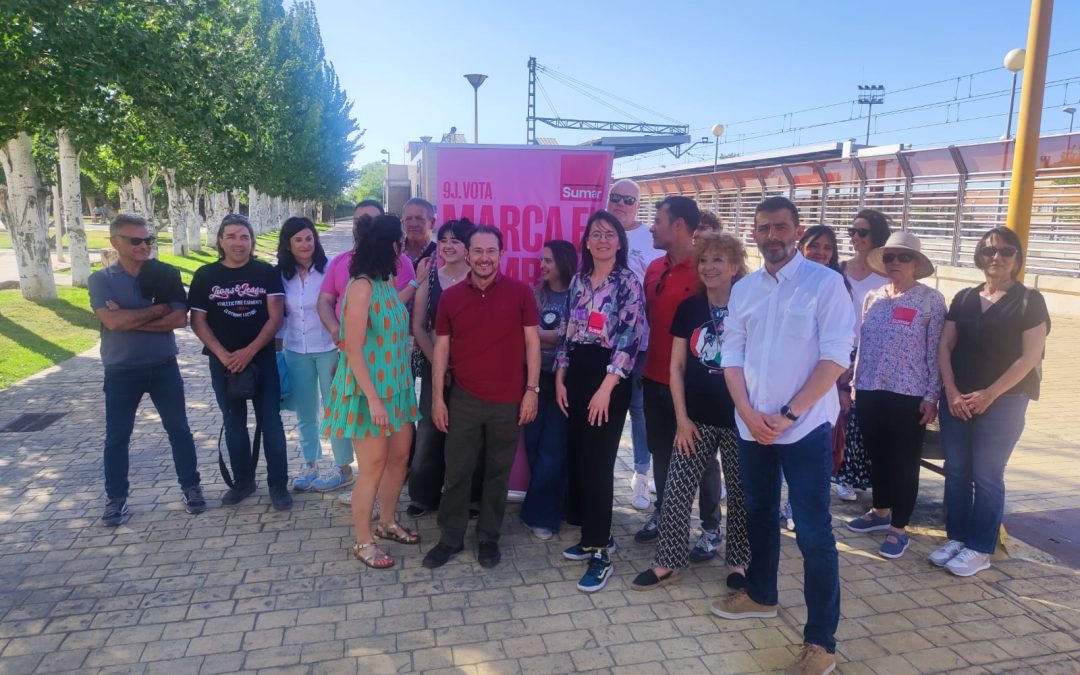 Elecciones Europeas | Sumar Aragón incluye entre sus prioridades la reapertura del Canfranc, el Corredor Cantábrico Mediterráneo y un marco europeo de tarifa plana para el transporte público