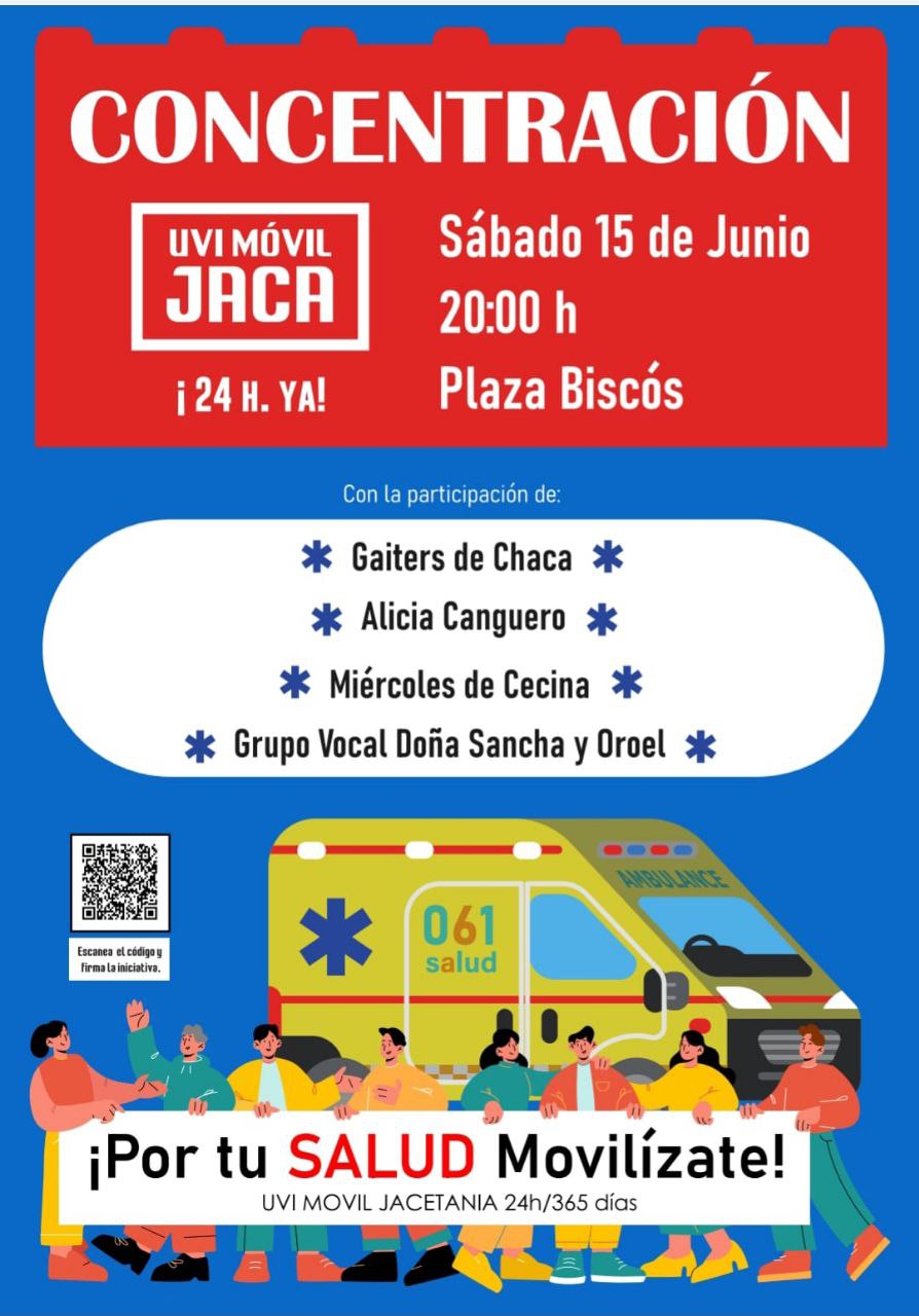 Concentración UVI Móvil, Jaca
