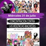 Concentración contra las violencias machistas