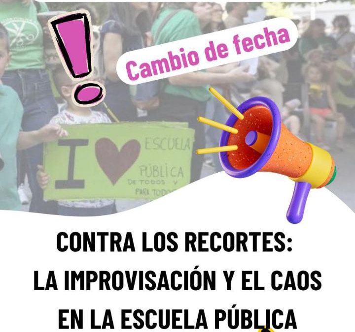 Contra los recortes, la improvisación y el caos en la Escuela Pública | Aragón