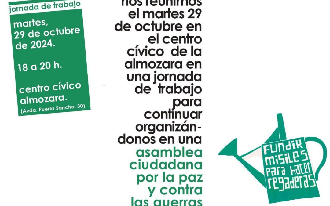 Asamblea ciudadana por la paz y contra las guerras