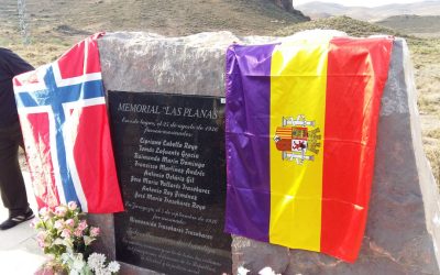 Izquierda Unida acompañará a los brigadistas internacionales noruegos que visitan Arándiga por última vez