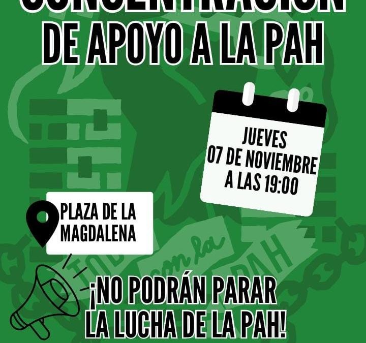 Concentración de apoyo a la PAH