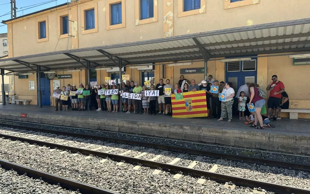 Exigimos al Gobierno central la conexión de tren de Binéfar con Lérida y el cercanías desde Monzón