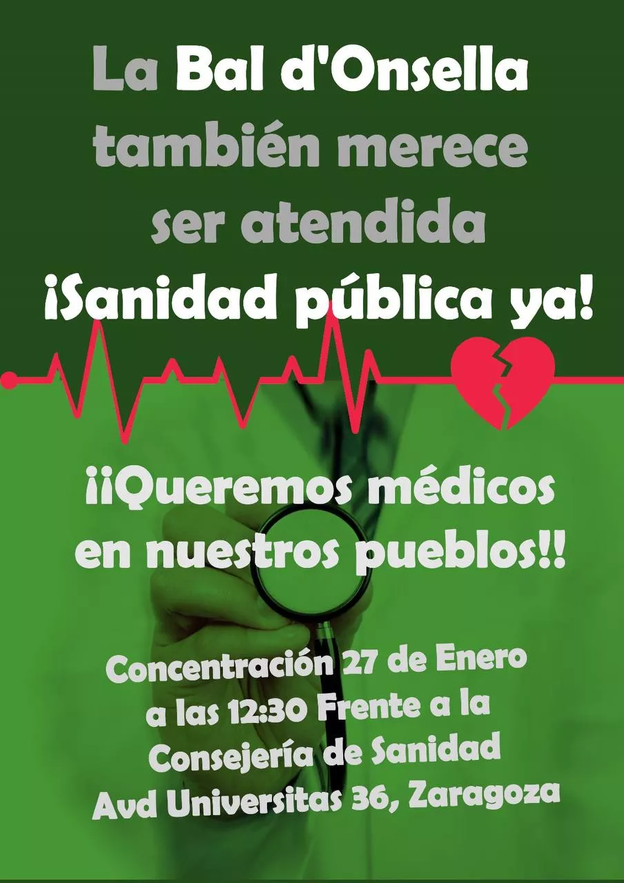 Concentración Sanidad pública ya