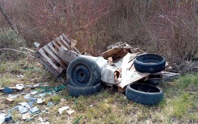 Cambiar Monzón exige la retirada urgente de escombros en la margen del río Cinca