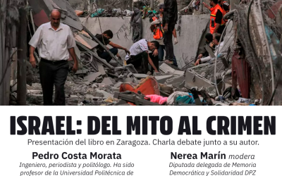 Pedro Costa Morata presenta “Israel: del mito al crimen” en el Centro de Historias