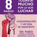 8M Concentración en Calatayud