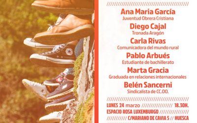 Cambiar Huesca – Izquierda Unida organiza una jornada sobre los retos que enfrenta la juventud