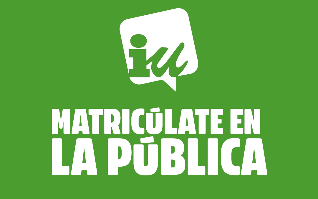 Animamos a las familias a matricular a sus hijas e hijos en la escuela pública
